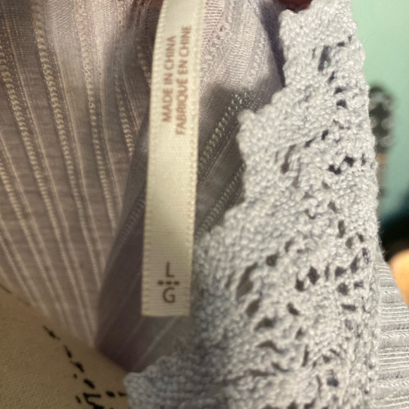 Free People Button-Up Jersey Top - Picture 5 of 6